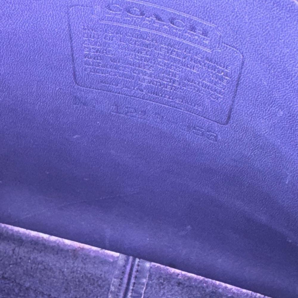 Coach Vintage Station Bag PURPLE Rare - Picture 12 of 12